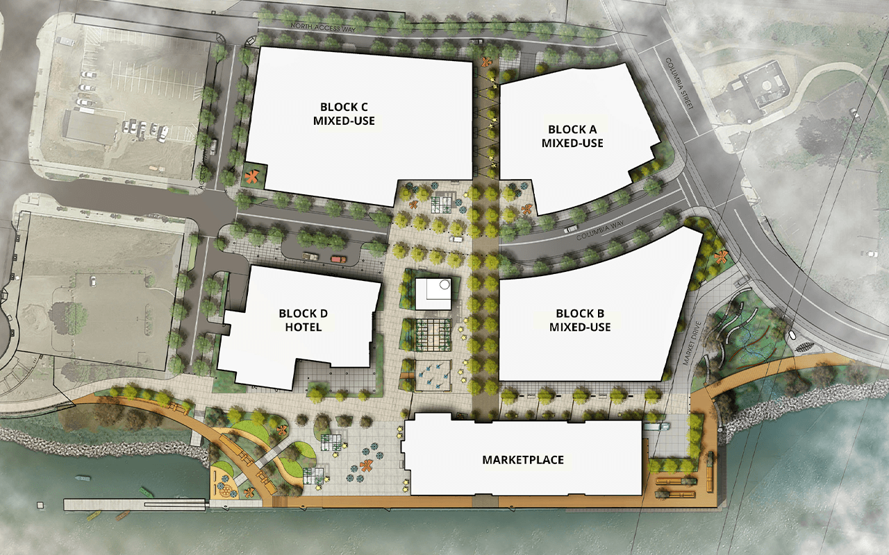 Terminal 1 site plan rendering