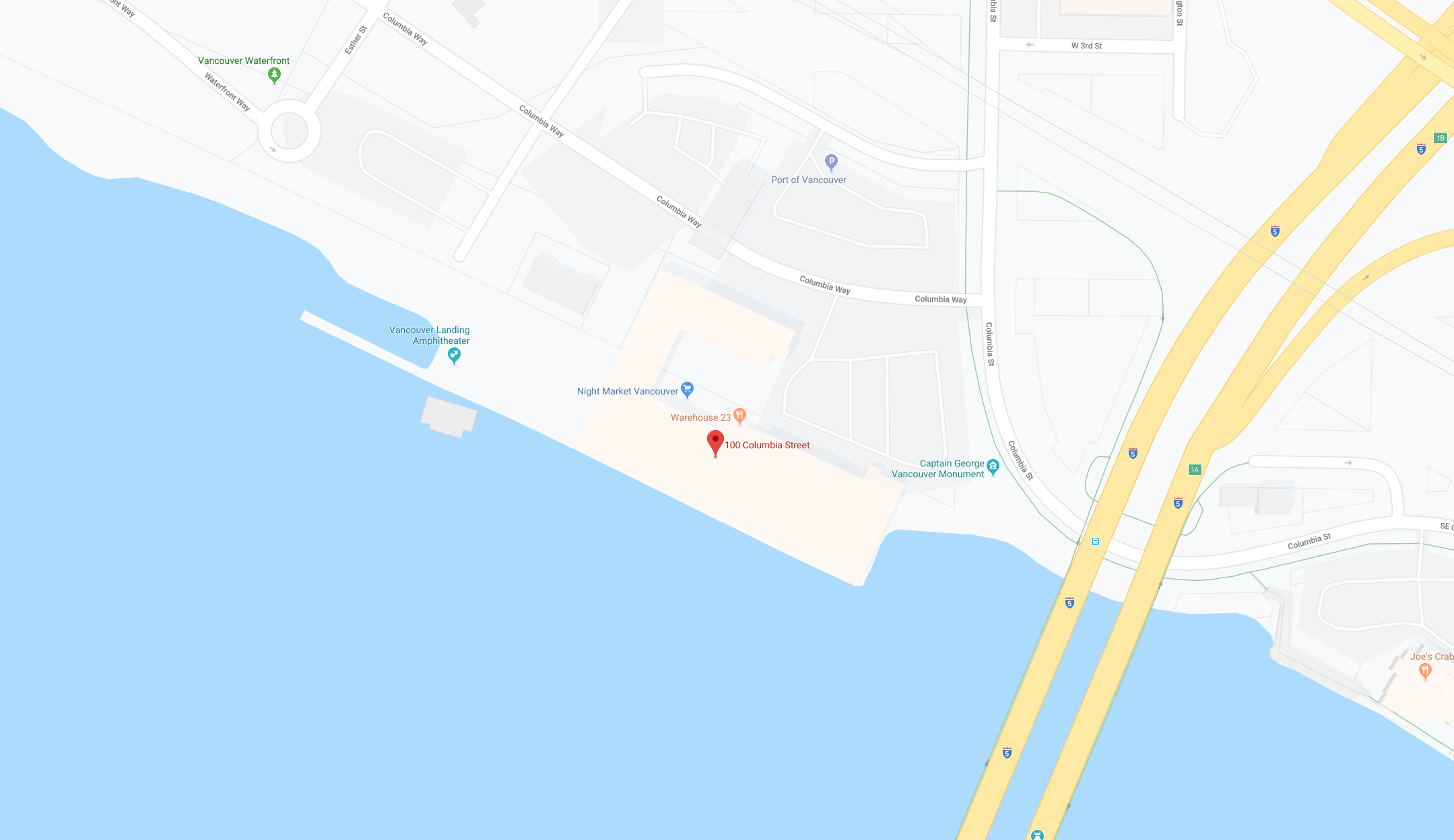 Terminal 1 location map