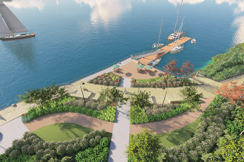 vancouver-landing-rendering-small Arial rendering of the planned amphitheater at Terminal 1